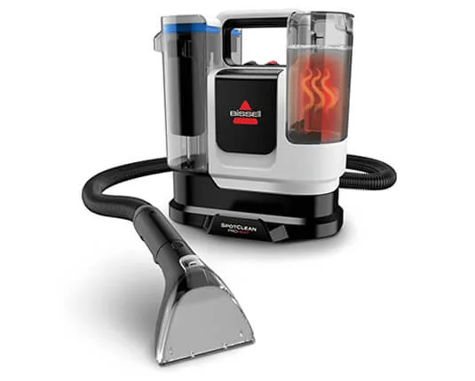 shampouineuse Bissell SpotClean ProHeat Advanced avec fonction chauffage pour un nettoyage en profondeur