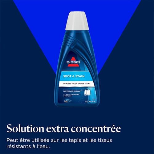 Solution détachante Bissell Spot & Stain extra concentrée pour tapis et tissus résistants à l’eau
