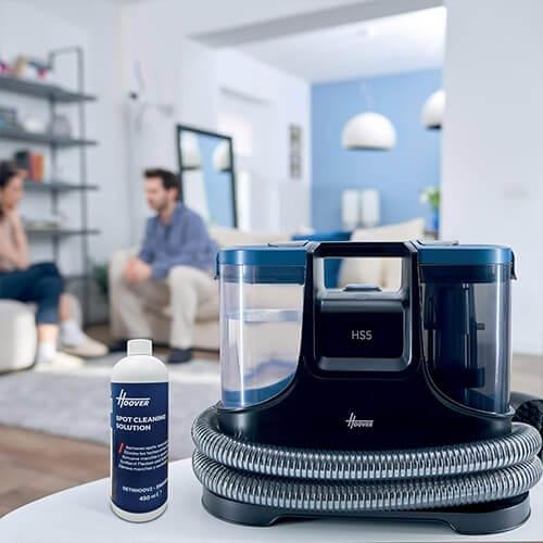 shampouineuse Hoover HS5 avec solution nettoyante pour textiles