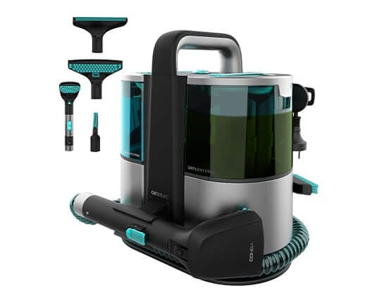shampouineuse Cecotec Conga 4000 Carpet&Spot Clean XL Advance avec accessoires interchangeables et tuyau flexible