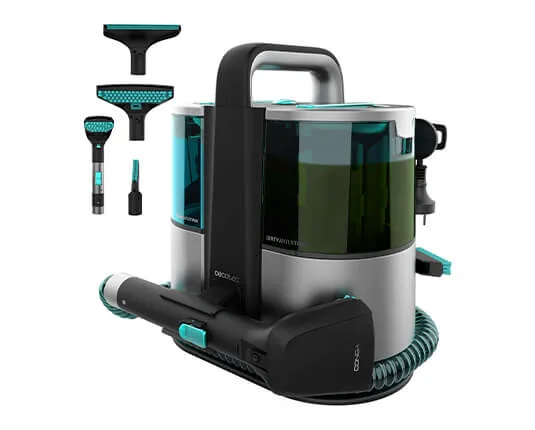 shampouineuse Cecotec Conga 4000 Carpet&Spot Clean XL Advance avec accessoires interchangeables et tuyau flexible