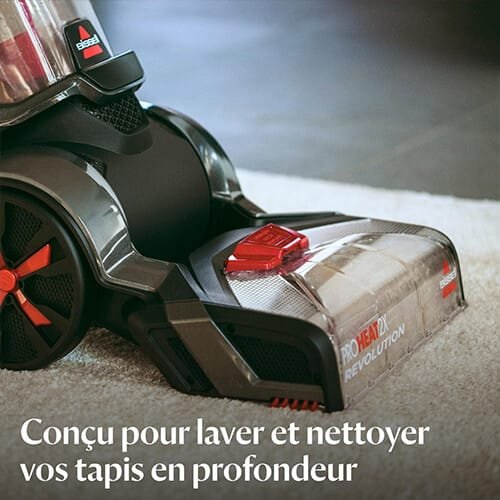 shampouineuse Bissell ProHeat 2X Revolution lavant en profondeur les tapis