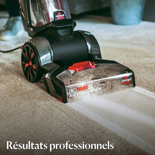 shampouineuse Bissell ProHeat 2X Revolution offrant des résultats professionnels sur tapis